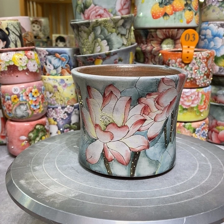 景德镇艺术手绘作品