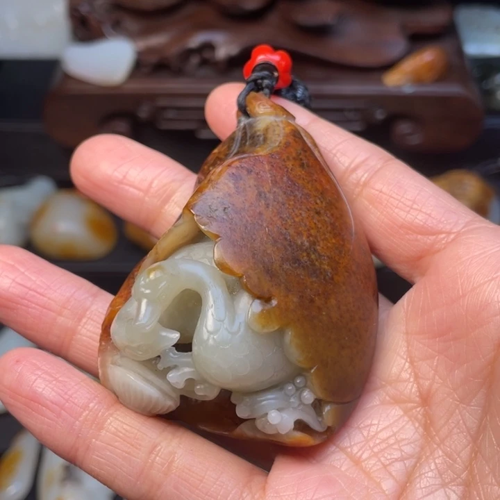 和田玉把件未镶嵌