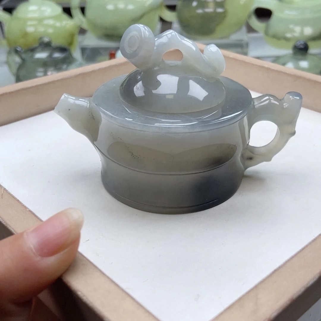 未镶嵌蛇纹石玉壶