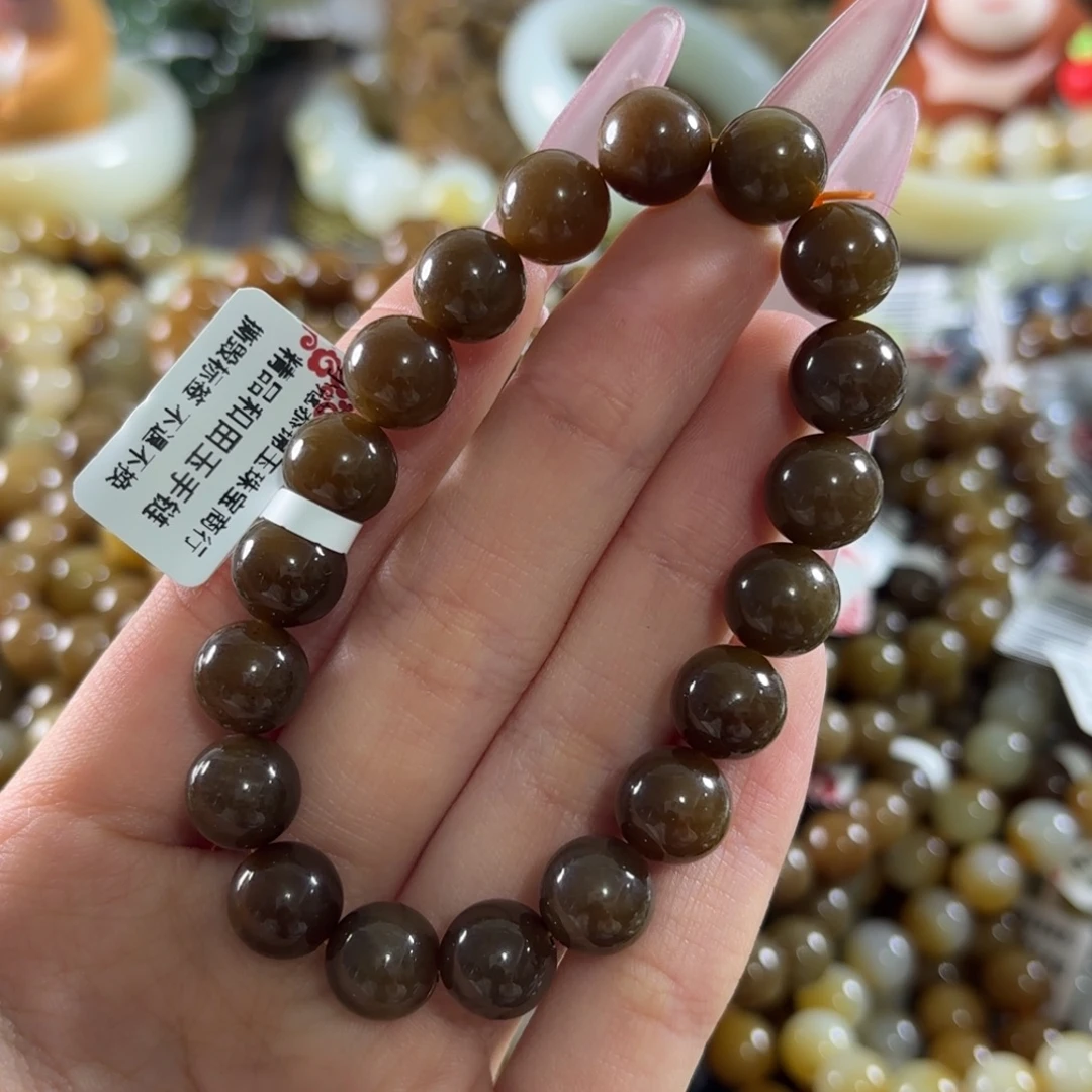 y****和田玉未镶嵌手链347