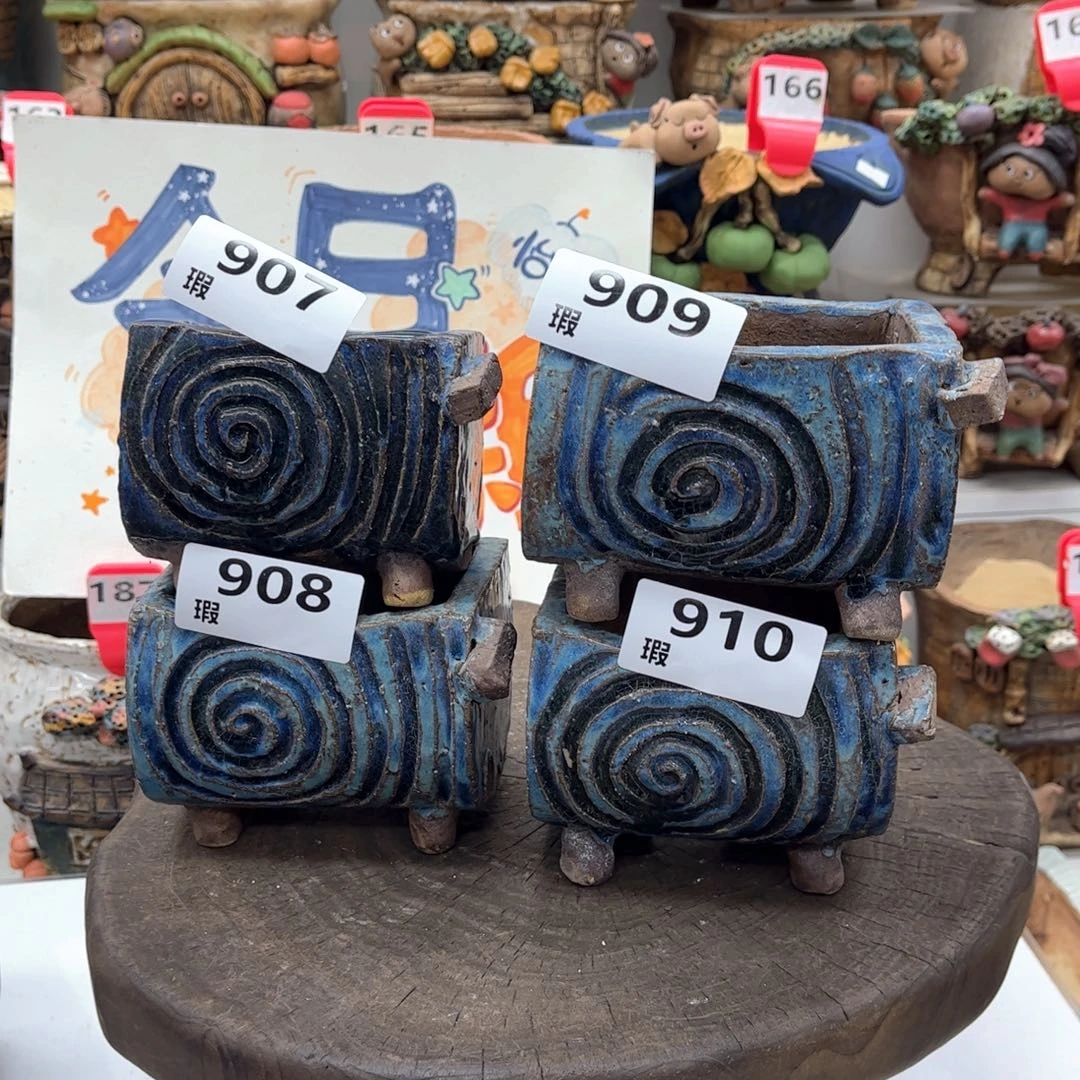 红陶花盆90789瑕疵