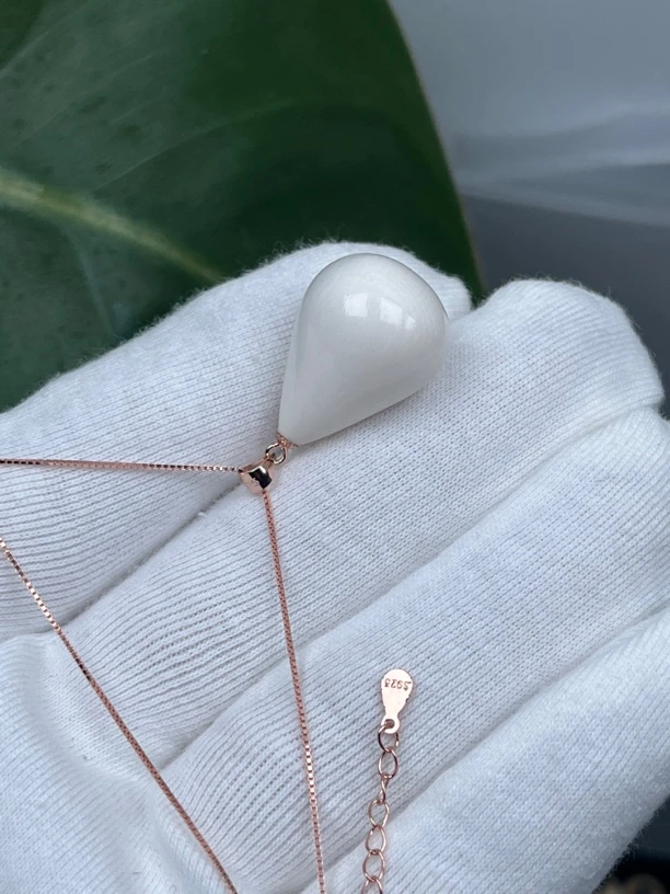 猛犸牙 水滴脖挂项链