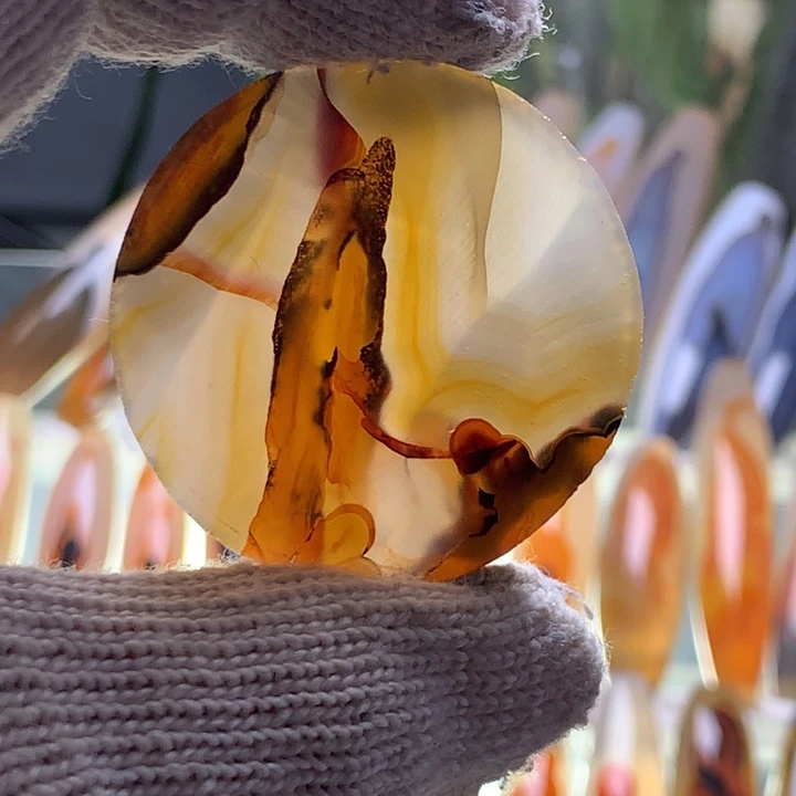 未镶嵌玛瑙/玉髓珠宝半成品165