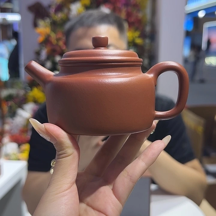 茶杯紫砂朱泥 大德钟 190Cc