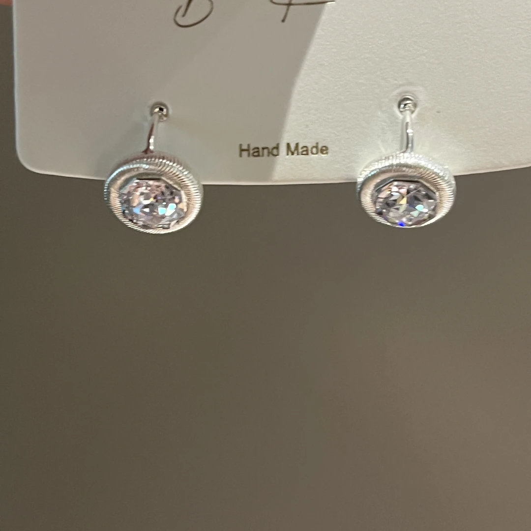 925银银制品 星河灿时耳扣