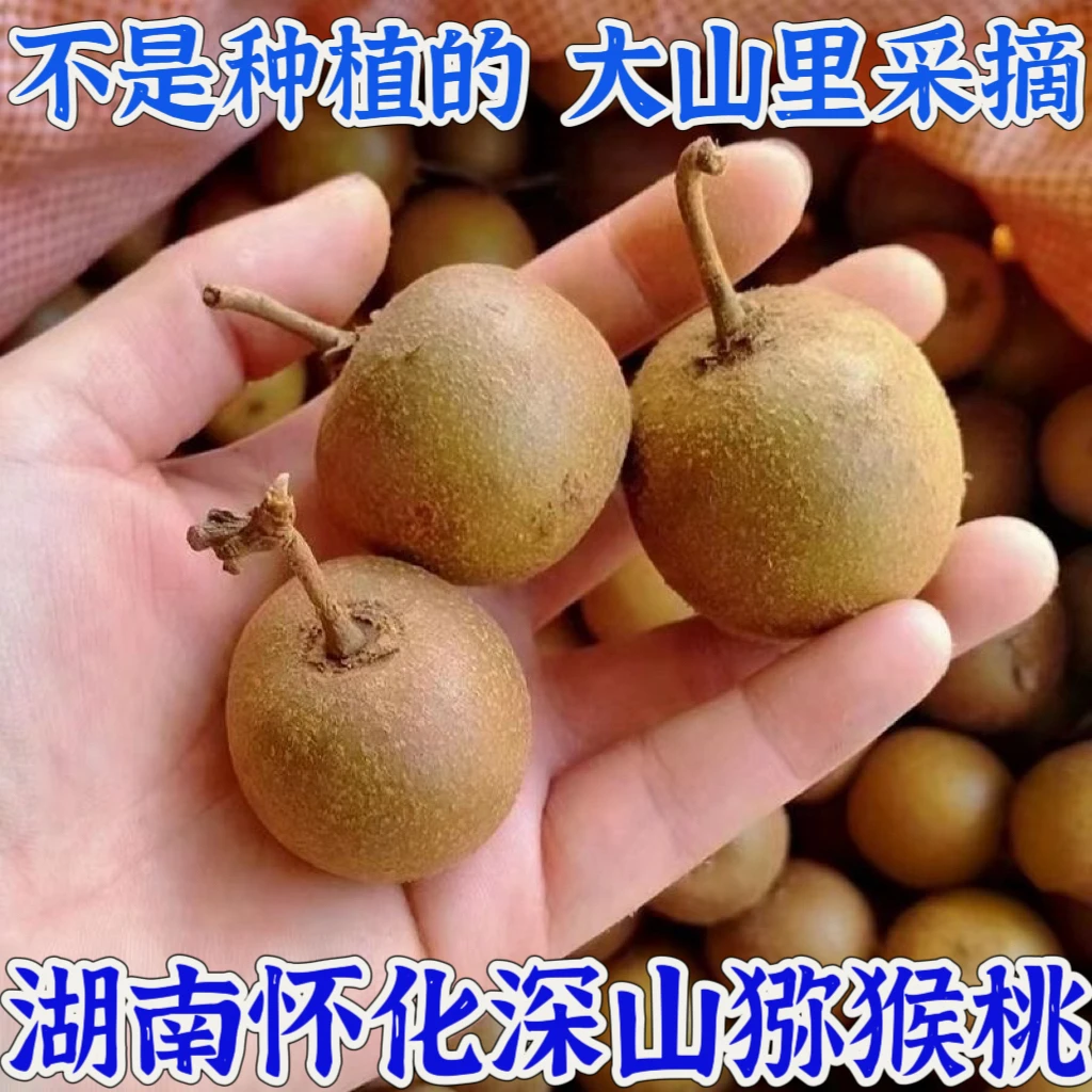 湖南怀化深山猕猴桃绿心奇异果新鲜应季孕妇水果小徐香2斤装