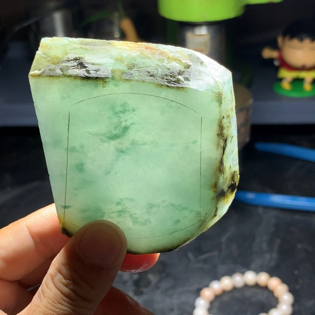 快***好未镶嵌翡翠手镯定制翡翠