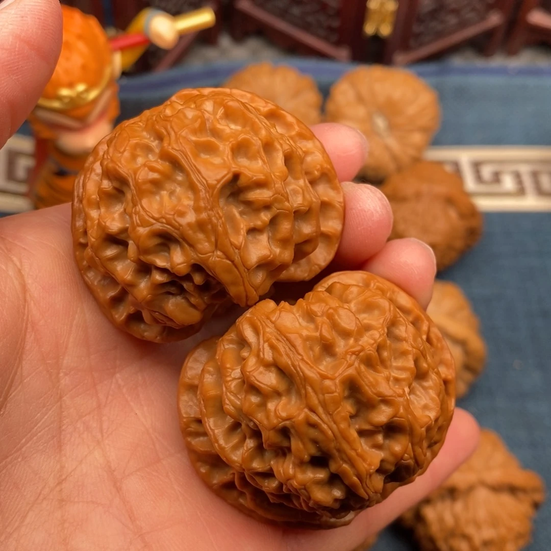 文玩核桃把件44全品毕业苹果