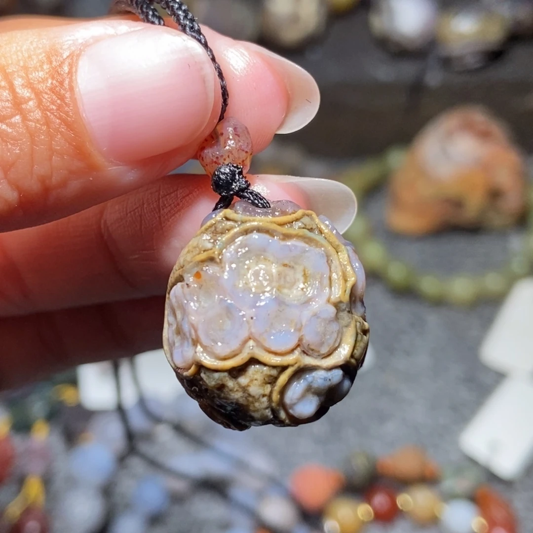 未镶嵌玛瑙/玉髓珠宝半成品