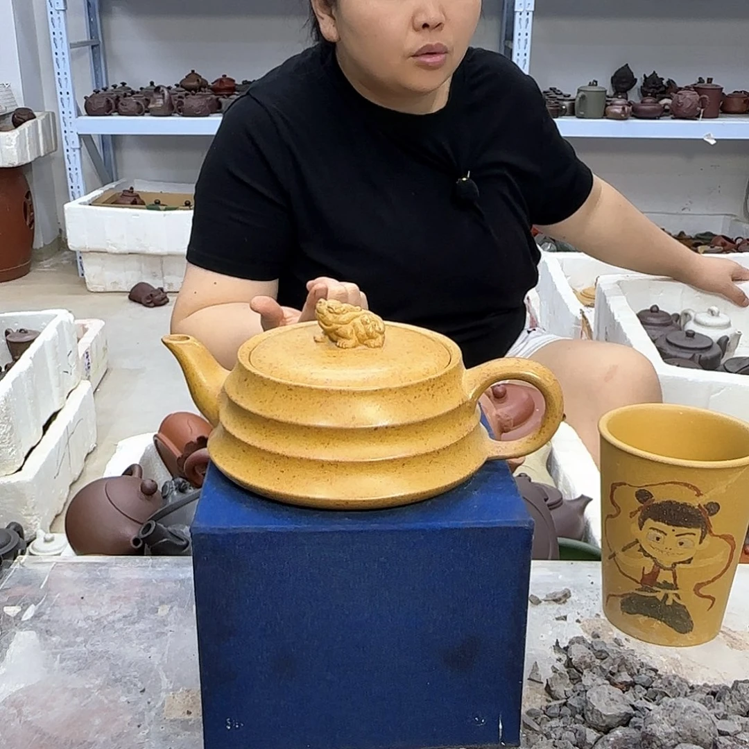 茶壶紫砂宜兴紫砂壶瑕疵处理