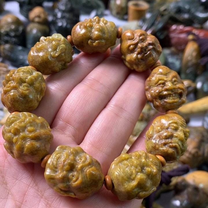 未镶嵌岫岩河磨玉（透闪石质玉）笔搁