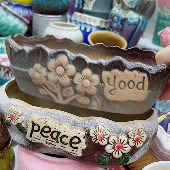 多肉绿植陶瓷花盆