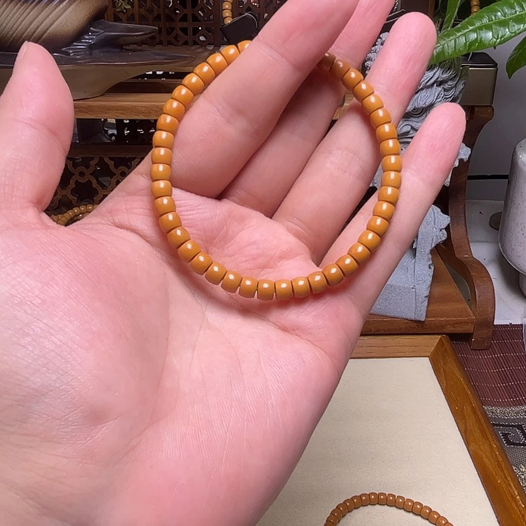 橄榄核手串/手链5.7清水橄榄核尖单圈sss