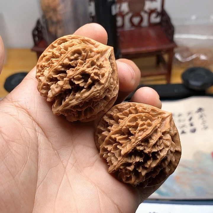 文玩核桃把件状元冠