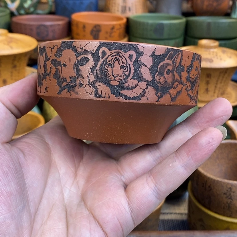 【闪购商品】紫砂杯子宜兴全手工紫砂杯