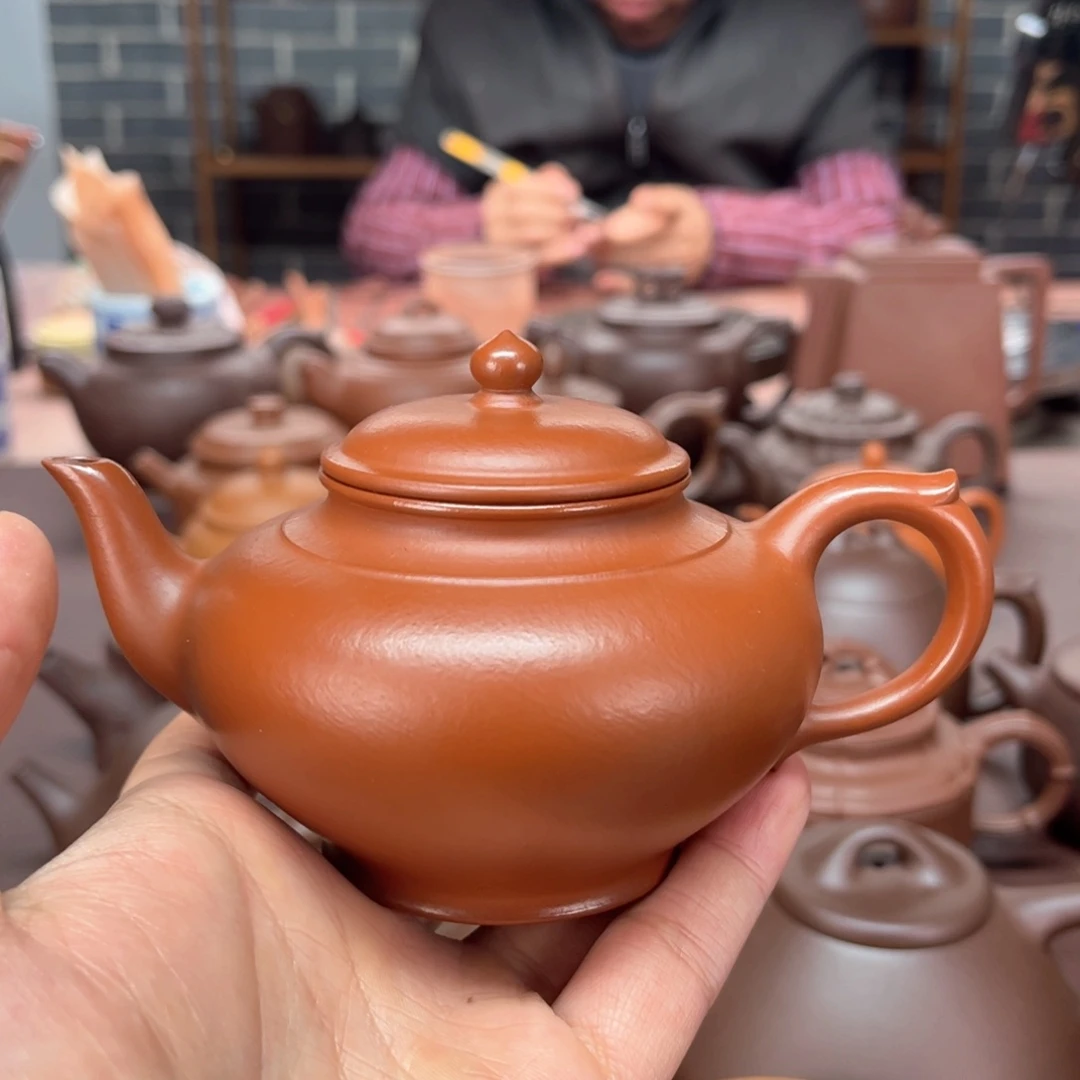 茶壶紫砂5 紫砂壶手工制作180c c