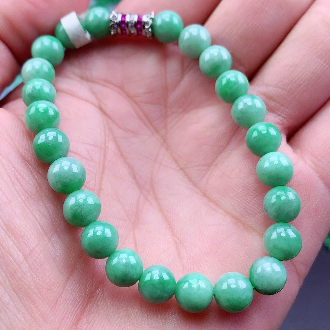 未镶嵌手链翡翠手串