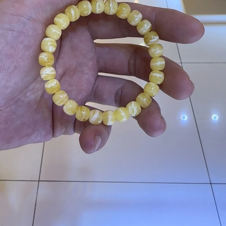 手链琥珀未镶嵌蜜蜡