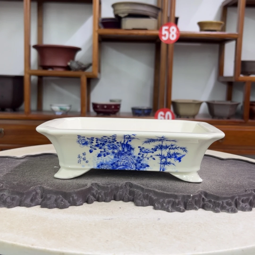 紫砂花盆瑕疵不平5-20-14。。。