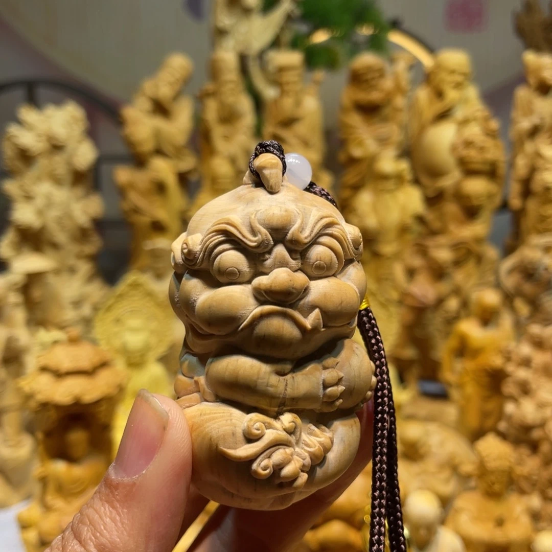 黄杨木黄杨木小叶瑕疵貔貅