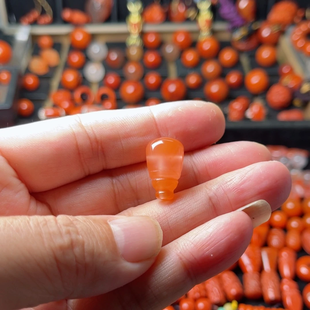 未镶嵌三通12南红玛瑙