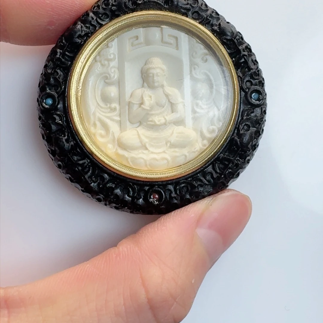 柏香籽/百香籽吊坠猛犸