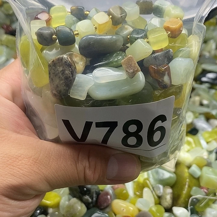 蛇纹石玉未镶嵌鱼缸石