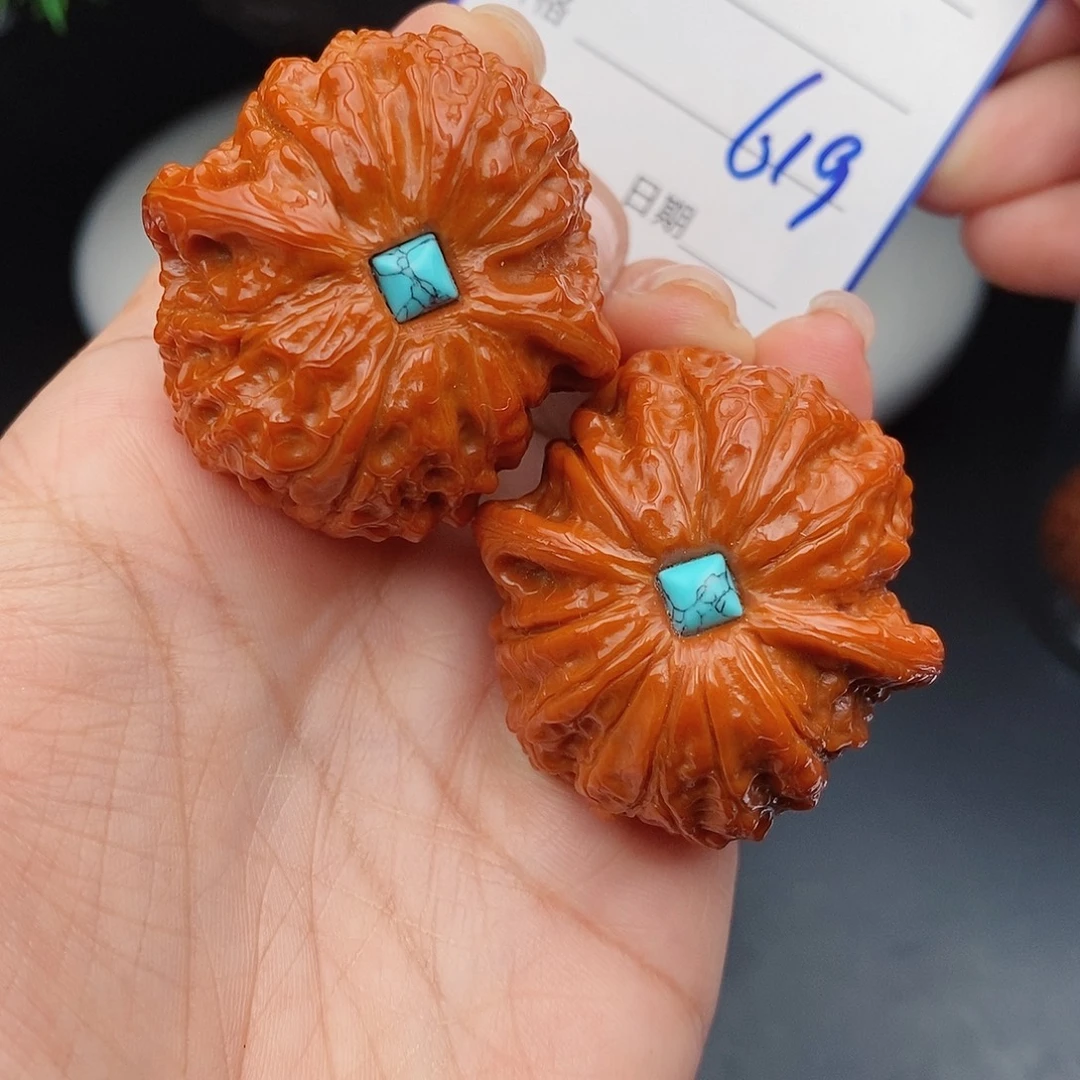 把件文玩核桃39血麒麟619