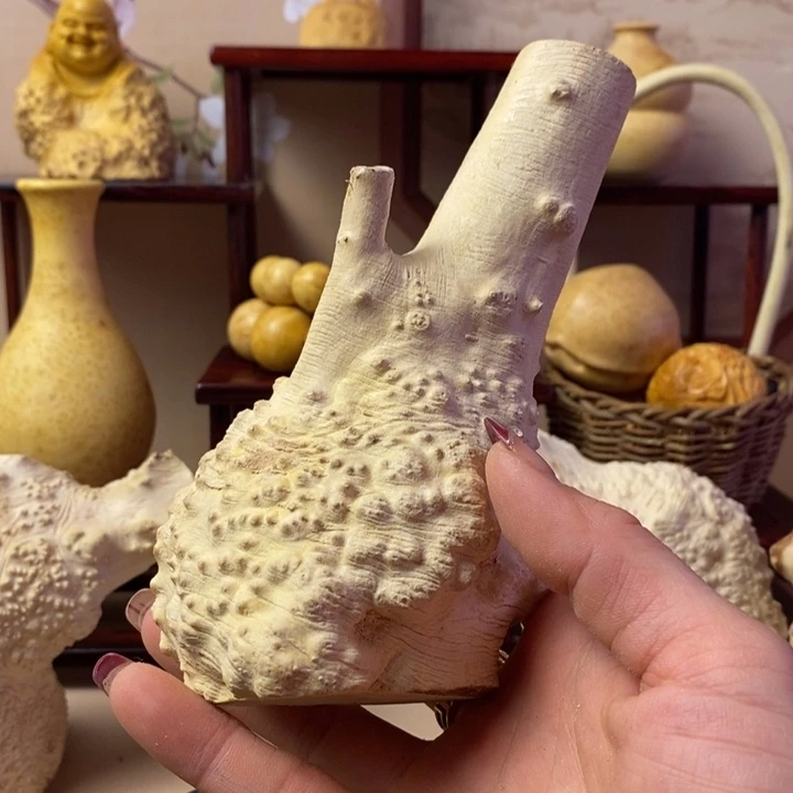 香榧木这*城黄杨木手把件