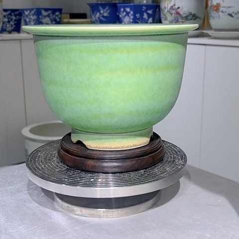 摆件1*绿釉雅光陶瓷