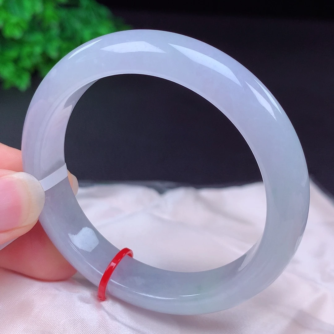 翡翠未镶嵌手镯53圈口437004