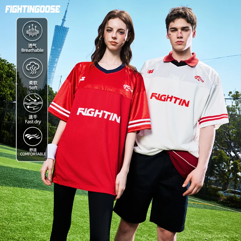 潮流柔软拼接网眼情侣短袖宽松短袖男款爆款2025美式短袖t恤男