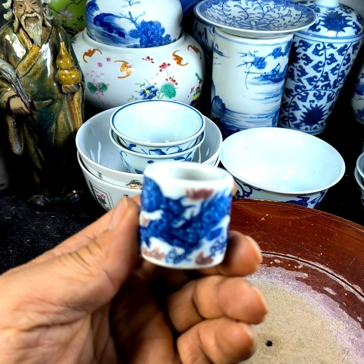 摆件姜*铁全手工制作的瓷器