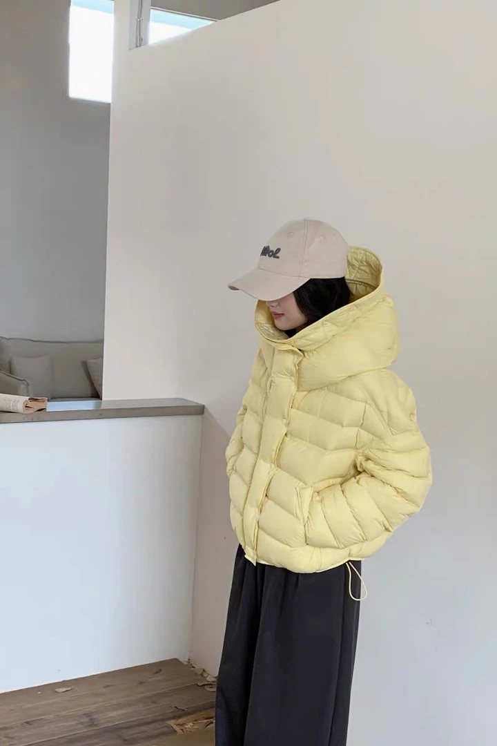 小豌豆排骨泡芙羽绒服女2025冬季新款时尚巨好看宽松短款外套爆款