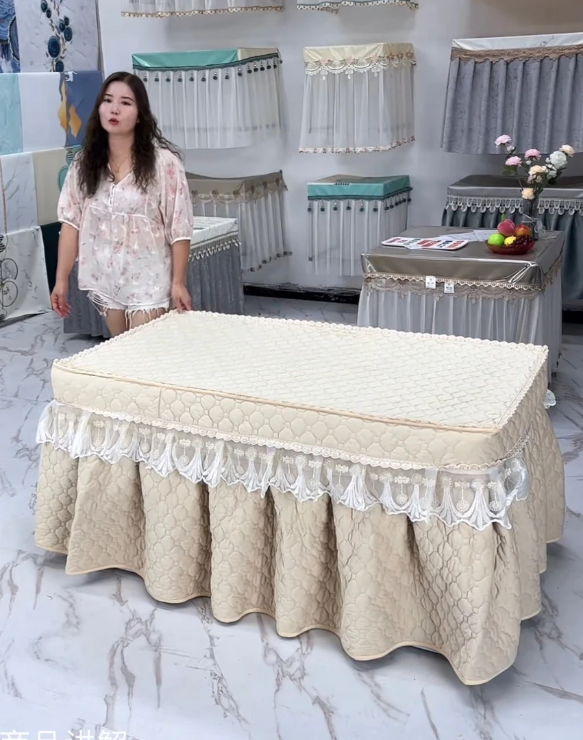 新款水貂绒加厚长方形烤火罩取暖桌罩加绒烤火炉罩套电炉套罩