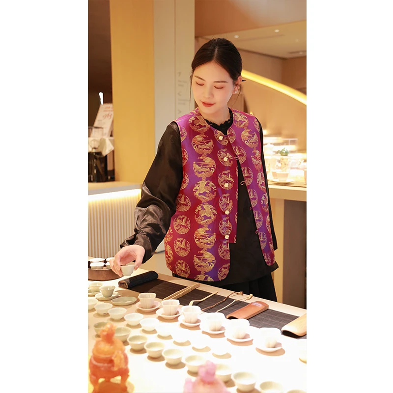 【门店同款】新中式马甲（25704174灵穹-高定款）