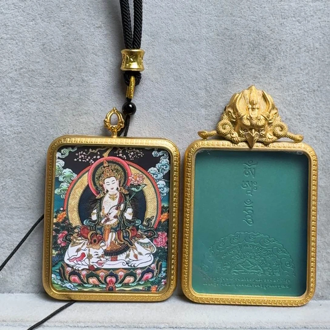 吊坠A****.单面普贤大鹏鸟黑绳