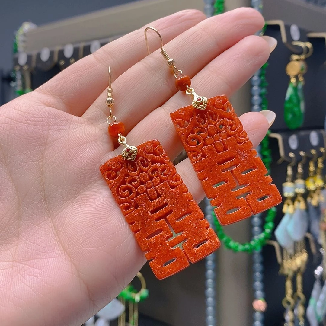 未镶嵌翡翠耳饰翡翠