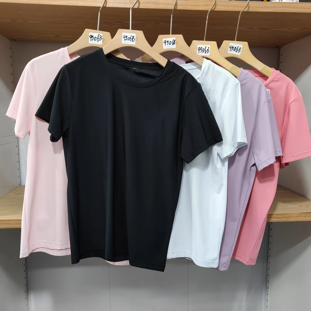 K 夏季新款圆领女士短袖运动休闲款 9506B