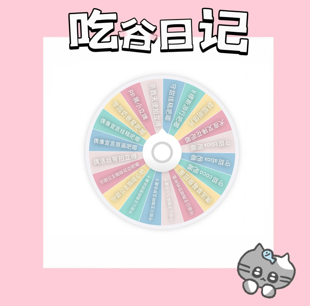 【活动转盘】多ip转盘（盲盒代拆）