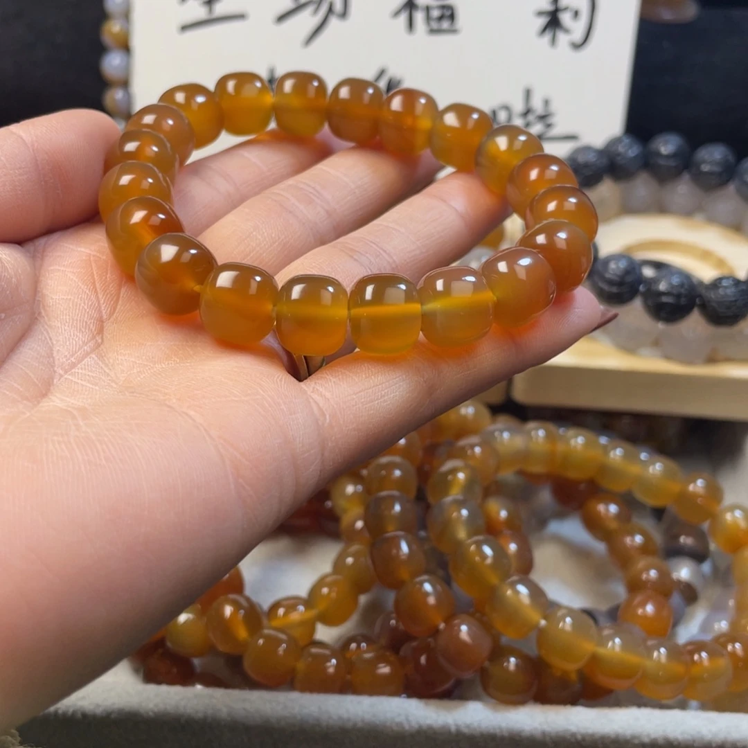 玛瑙/玉髓未镶嵌手链