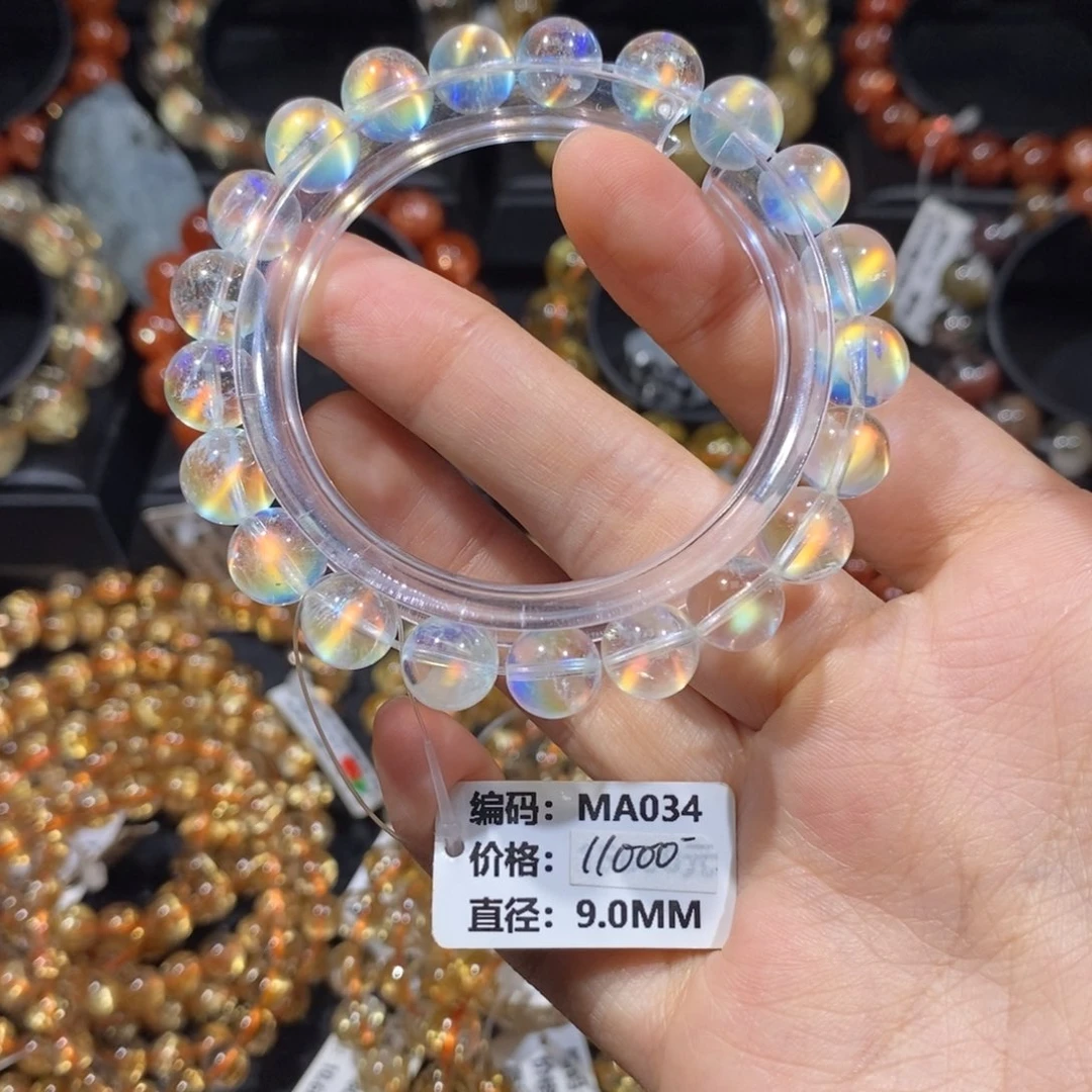 未镶嵌手链月光石MA034#9.0mm