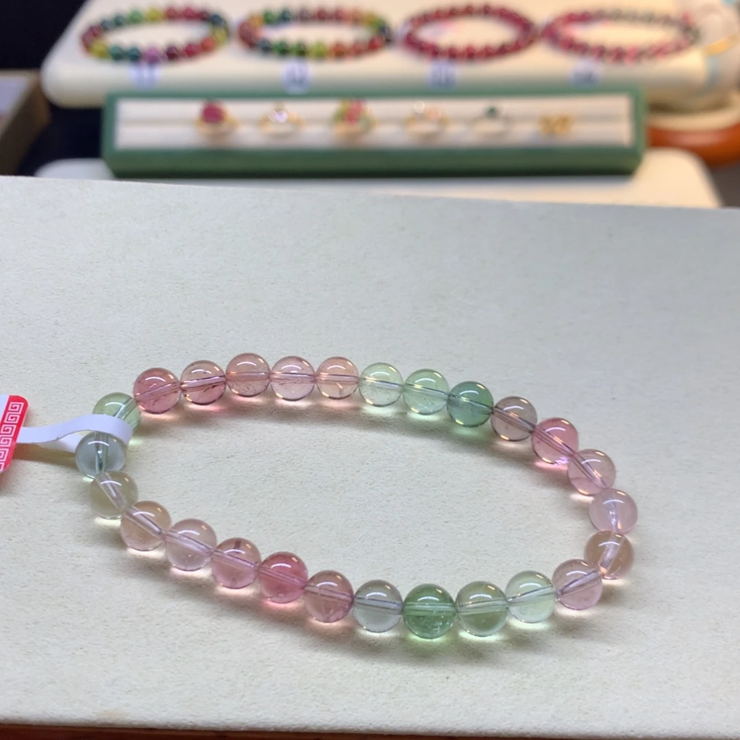 手串未镶嵌碧玺马卡龙7.2mm