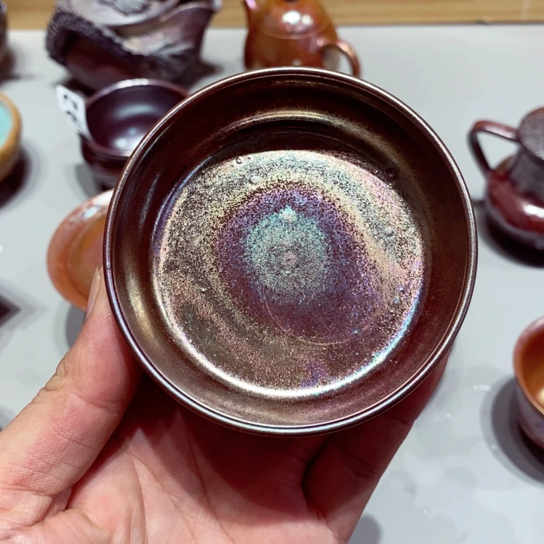 柴烧茶具陶瓷杯子