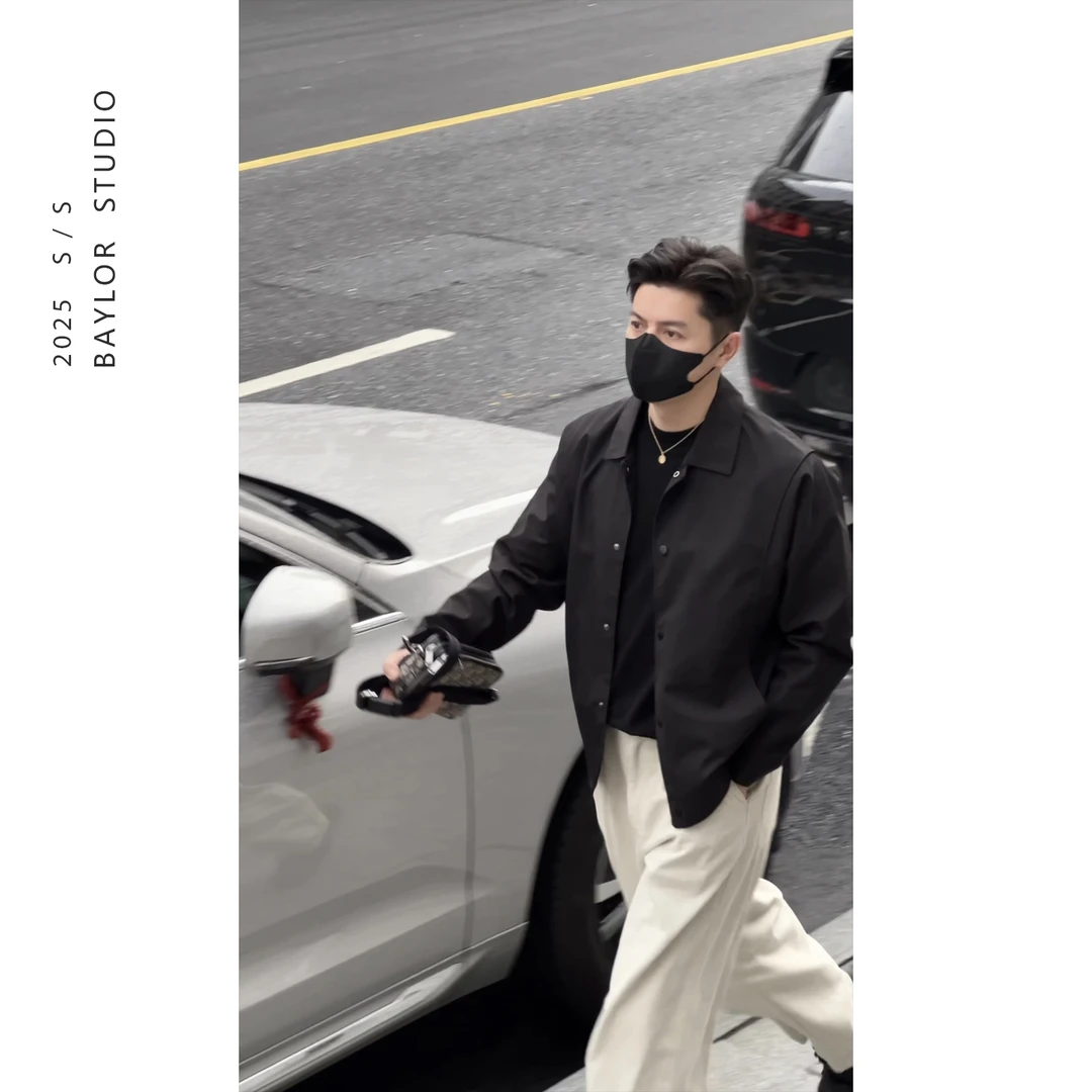 25秋季顶奢系列 简约高级感 纯色雅痞百搭气质显瘦 翻领夹克外套