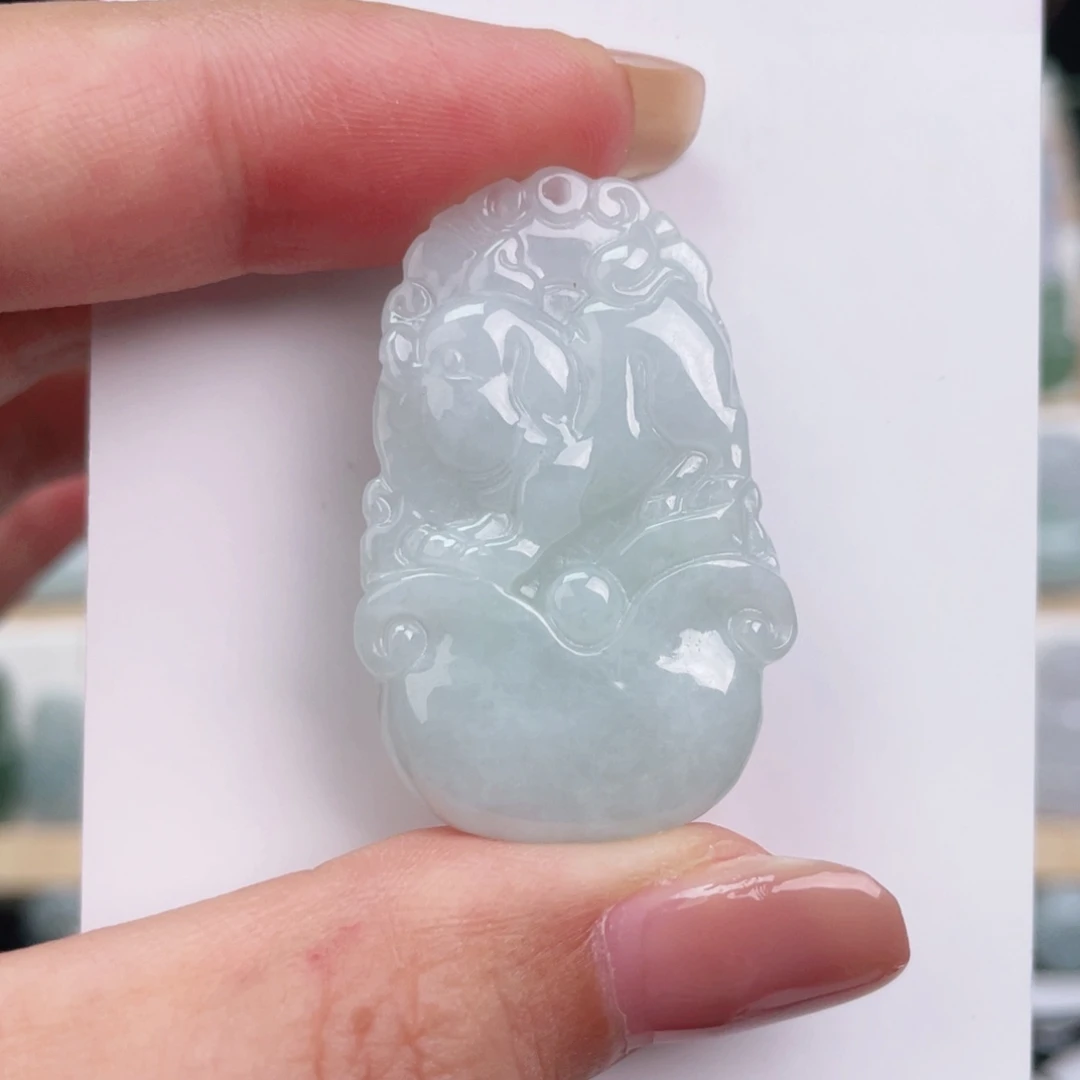 颈饰未镶嵌翡翠生肖牌