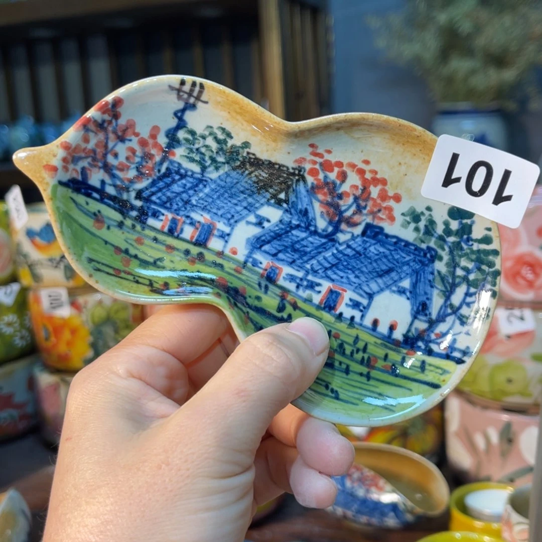 杯素浅陶瓷手工手绘