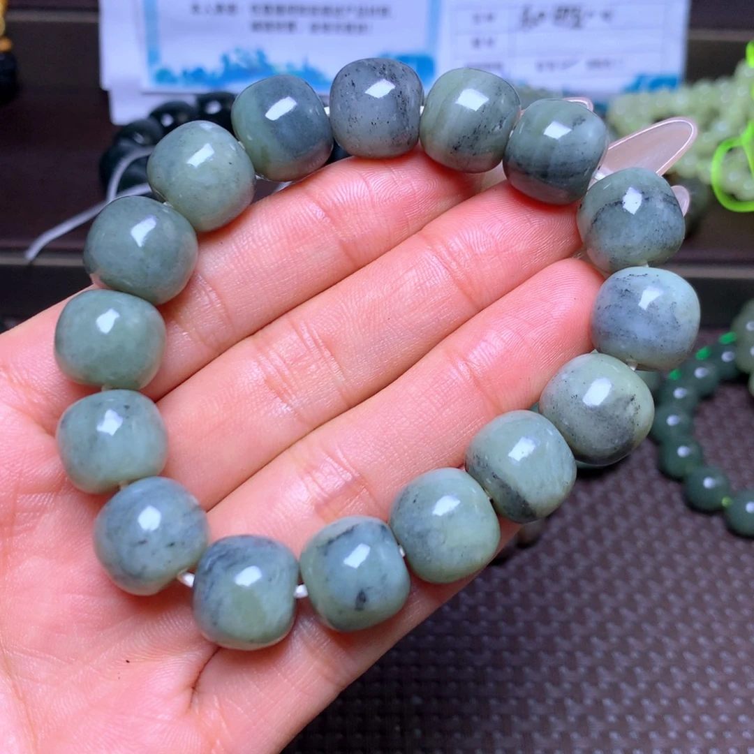 未镶嵌手串和田玉卡14