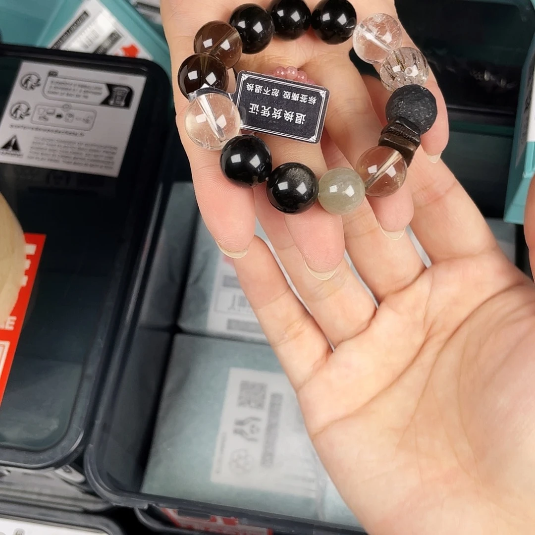 手串银S925镀金镶嵌水晶