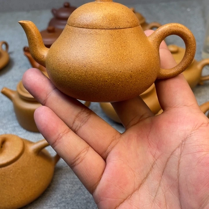 紫砂茶壶人*冰全手工梨瑕
